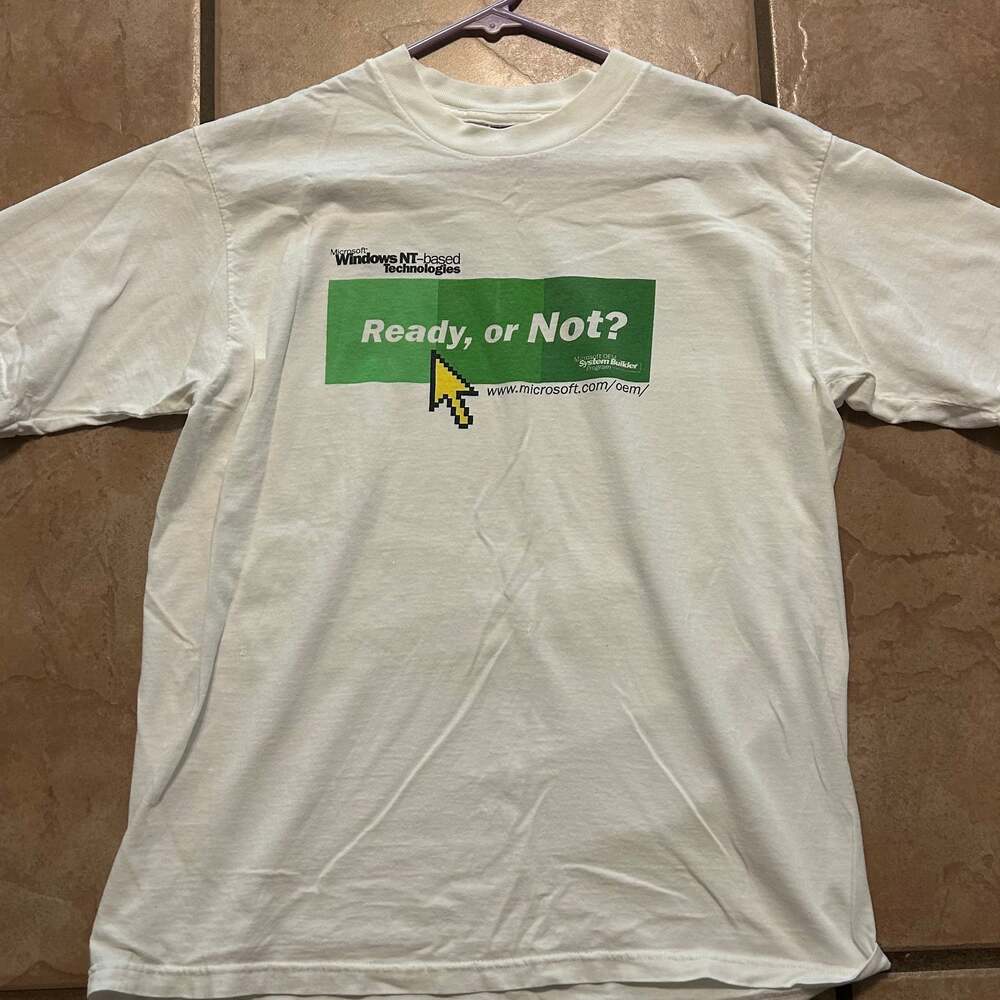 Vintage Vintage Microsoft Windows 2000s T Shirt